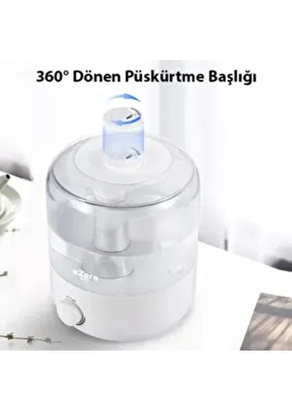100 M2 Etkili Büyük Boy Yoğun Buhar Çıkışlı Buhar Makinası Hava Nemlendirici Çocuk Bebek Odası Için fiyatları