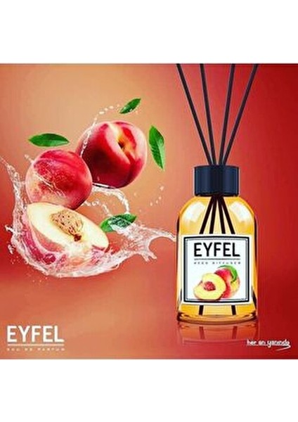 Eyfel Oda Kokusu Seftali Meyveli Koku 120 ml Çubuklu Ortam Ferahlığı Sağlar indirimleri