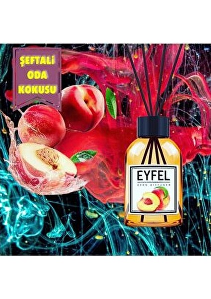 Eyfel Oda Kokusu Seftali Meyveli Koku 120 ml Çubuklu Ortam Ferahlığı Sağlar