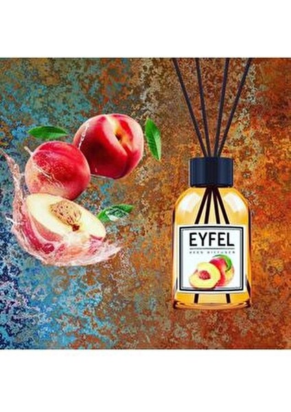 Eyfel Oda Kokusu Seftali Meyveli Koku 120 ml Çubuklu Ortam Ferahlığı Sağlar