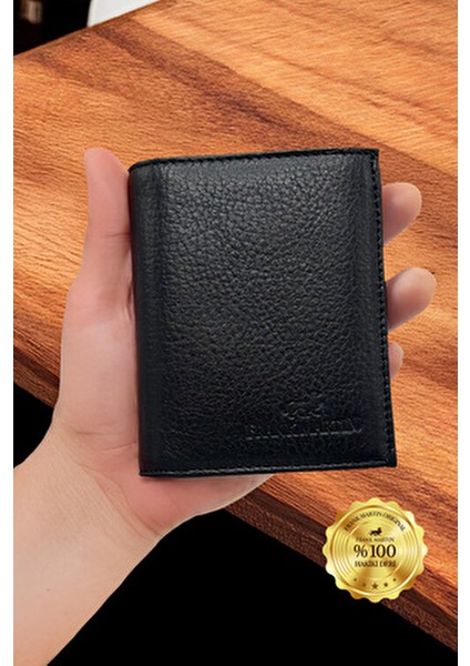 Cuba Hakiki Deri Siyah Erkek Bozuk Para Gözlü Cüzdan modelleri