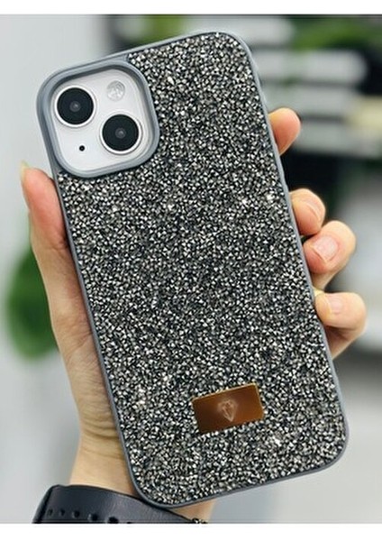 Iphone 13 - 14 ve 15 Uyumlu Elmastasarımlı Taşlı Işıltılı Parlak Pırlanta Silikon Kılıf fiyatları