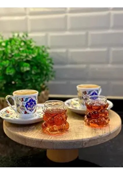 6'lı Üzüm Bardak Seti, Bubble Bardak, Bulut Bardak, Kahve Yanı Sunum Bardağı fiyatları