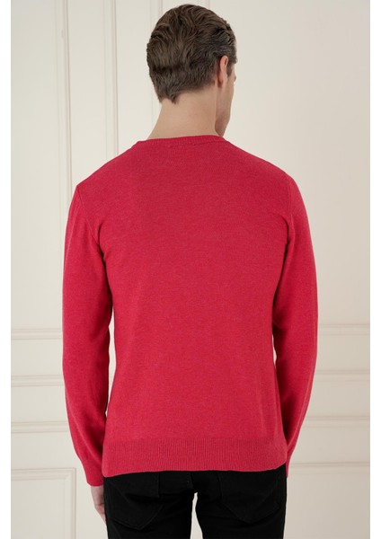 Tr 875 Slim Fit Kırmızı Klasik Triko fırsatları