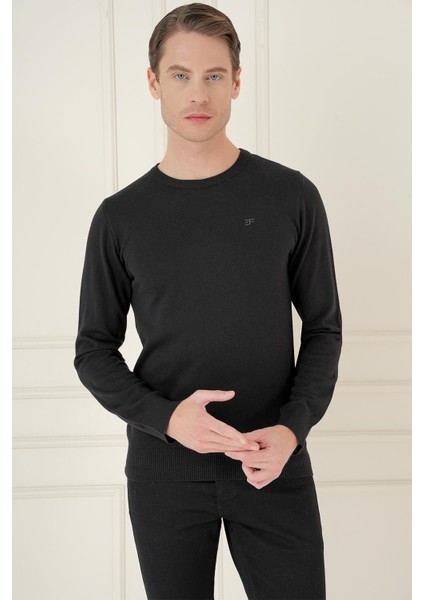 Tr 875 Slim Fit Siyah Klasik Triko fiyatları