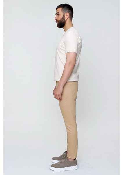 P 1089 Slim Fit Camel Spor Pantolon fiyatları