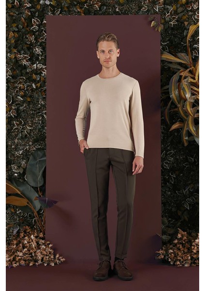 P 1130 Slim Fit Haki Spor Pantolon