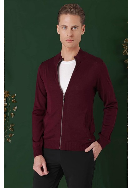 Tr 860 Slim Fit Bordo Klasik Triko fırsatları