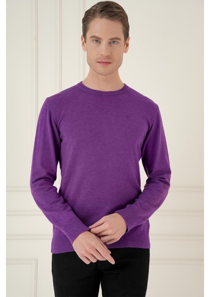 Tr 875 Slim Fit Mor Klasik Triko fiyatları