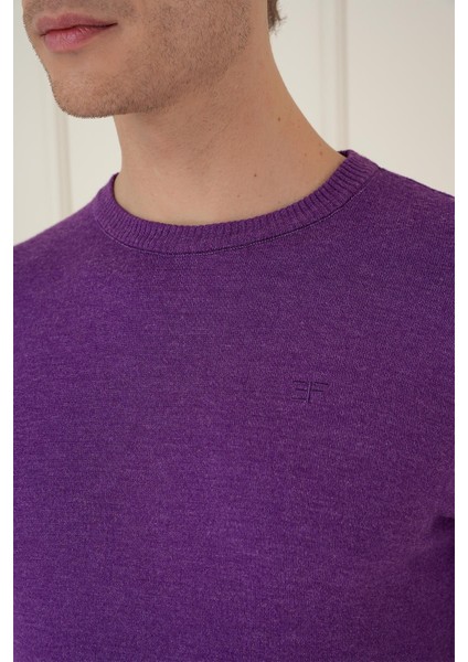 Tr 875 Slim Fit Mor Klasik Triko indirimleri