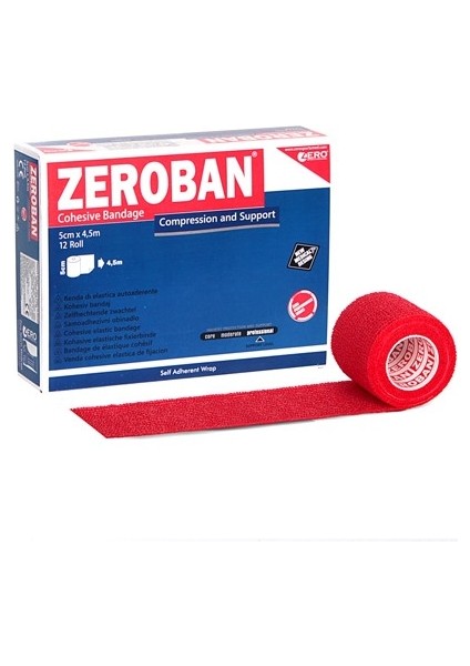 Zeroban 5cm x 4,5m Red