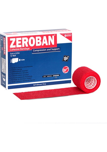Zeroban 5cm x 4,5m Red modelleri