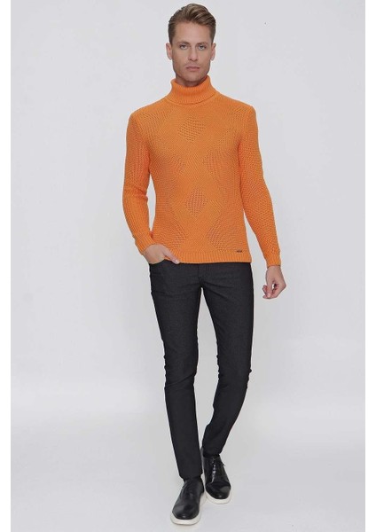 Tr 850 Slim Fit Oranj Klasik Triko fiyatları