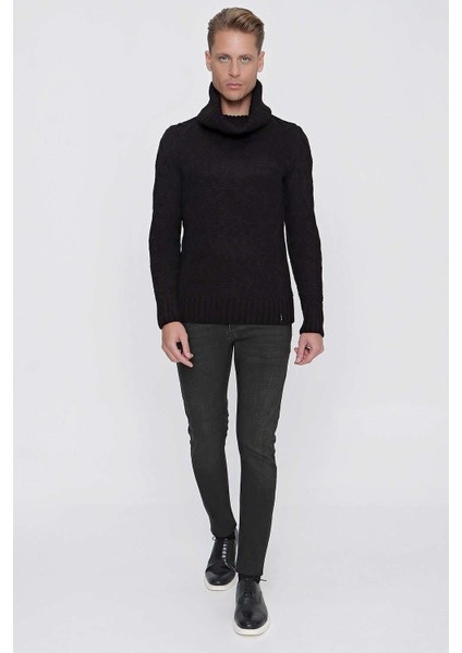 Tr 844 Slim Fit Siyah Klasik Triko fiyatları