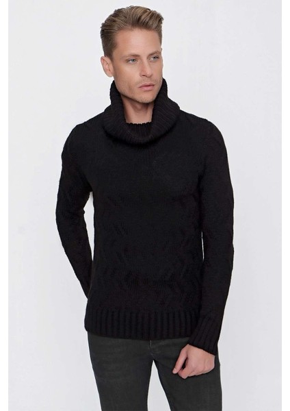 Tr 844 Slim Fit Siyah Klasik Triko fırsatları