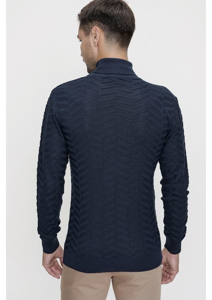 Tr 836 Lacivert Balıkçı Triko modelleri