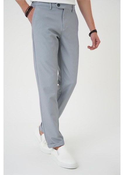 Comfort Fit Beli Lastikli Gri Jogger Pantolon P 1181 fırsatları