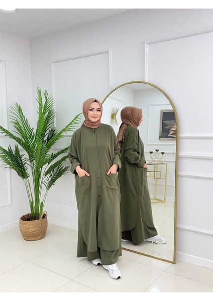 Kadın Tesettür Takım 2'li Tunik & Pantolon Takımı