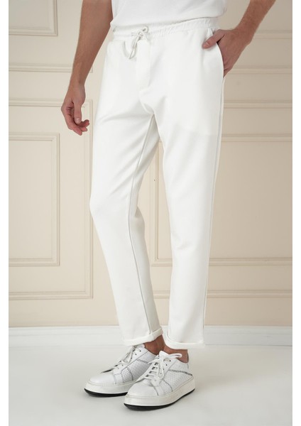 Atp 033 Slim Fit Beyaz Spor Pantolon fırsatları