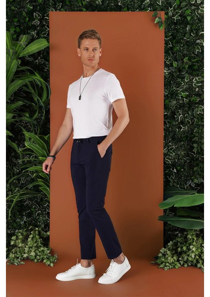 P 1121 Slim Fit Lacivert Spor Pantolon modelleri