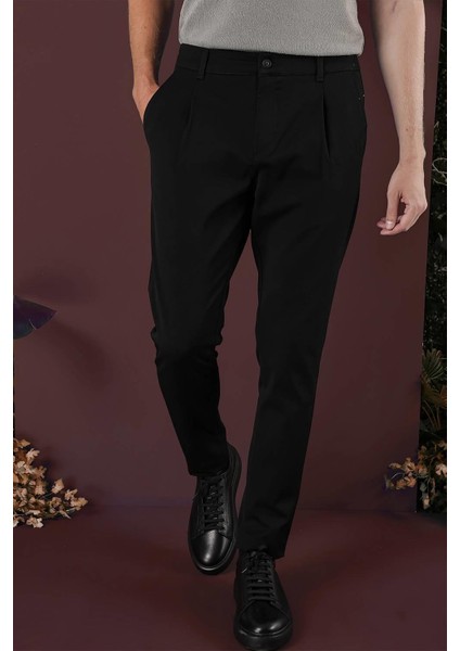 P 1131 Slim Fit Siyah Spor Pantolon modelleri
