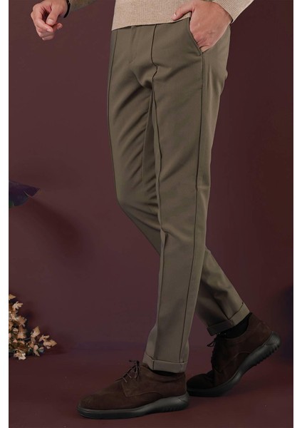 P 1130 Slim Fit Bej Spor Pantolon fırsatları