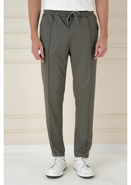 Atp 034 Slim Fit Haki Spor Pantolon