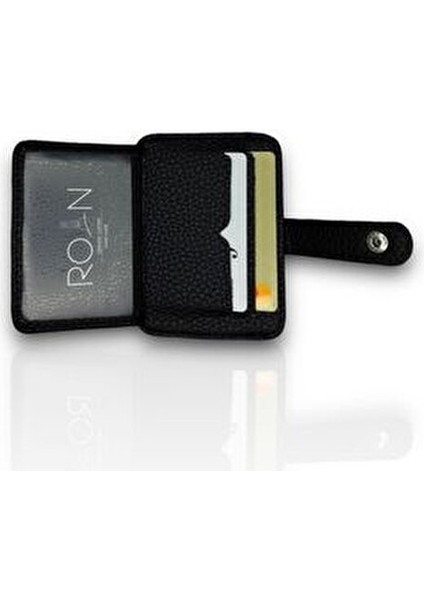 Yerli ve Vegan Deri Erkek Kartlık ve Cüzdan - 6 Kart Cebi, Kimlik Bölümü ve Kâğıt Para Cebi ile modelleri