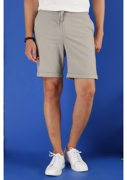 033 Slim Fit Gri Bermuda fiyatları