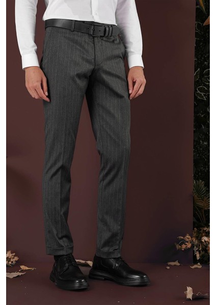P 1134 Slim Fit Füme Spor Pantolon modelleri
