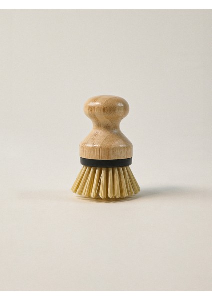 Noiré Kısa Bambu Mutfak Fırçası