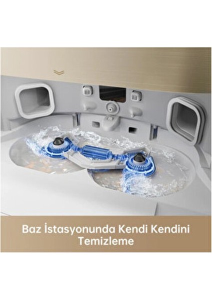 12000PA Emiş Gücüyle Ultra Robot Süpürge BEYAZ-(X40 Ultra)