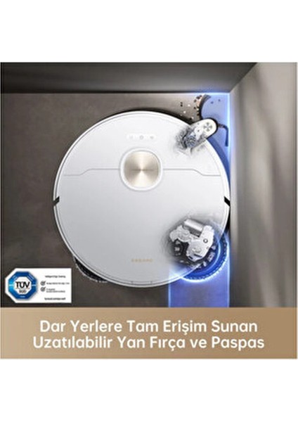 12000PA Emiş Gücüyle Ultra Robot Süpürge BEYAZ-(X40 Ultra)