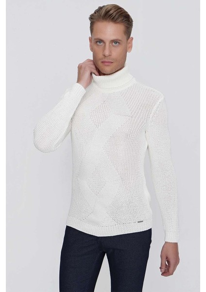 Tr 850 Slim Fit Ekru Klasik Triko fırsatları