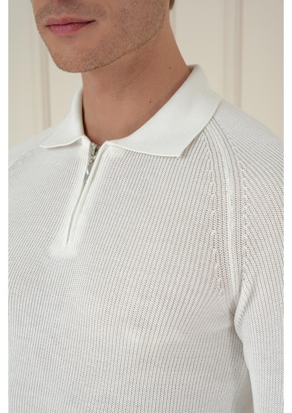 Tr 878 Triko Slim Fit Ekru Basic indirimleri
