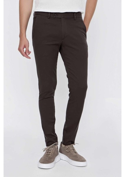 P 1100 Slim Fit Kahve Spor Pantolon fiyatları
