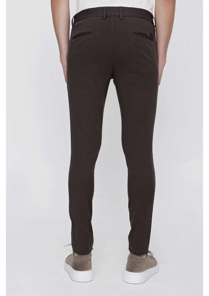 P 1100 Slim Fit Kahve Spor Pantolon fırsatları