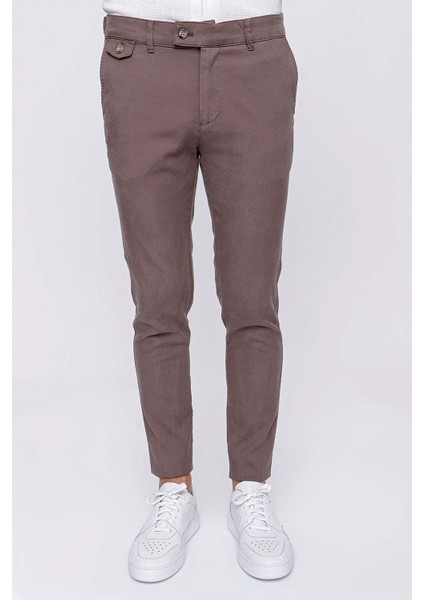 P 1093 Slim Fit Toprak Spor Pantolon modelleri