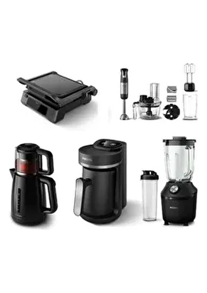 Blender HR2695/TOST Makinesi HD6307/ÇAY Mak. HD7301/TÜRK Kahve Mak. HDA150/SMOOTHIE Blender HR2291