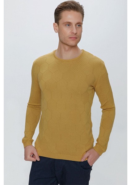 Tr 853 Slim Fit Hardal Klasik Triko fiyatları
