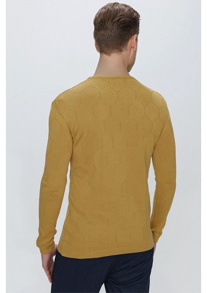 Tr 853 Slim Fit Hardal Klasik Triko indirimleri