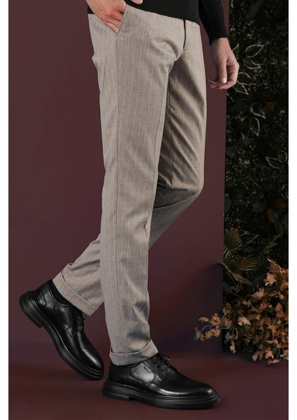 P 1134 Slim Fit Bej Spor Pantolon indirimleri