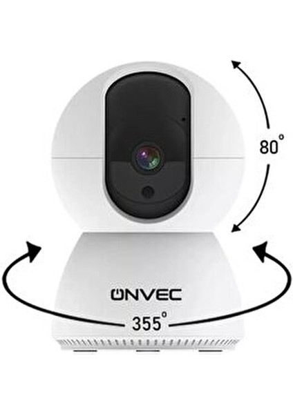 Akıllı Kamera, X100, 2 Gen, Hd, Tuya Destekli, Wifi Bağlantı, Sesli Iletişim, Gece Görüş, ONC-AK0723 fiyatları