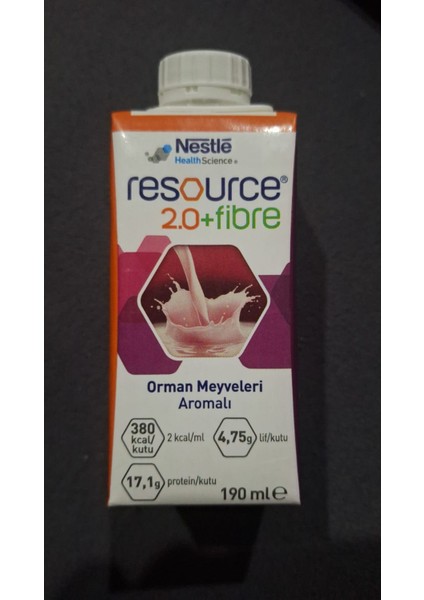 Resource 2.0+Fibre Vanilya Aromalı 24 Adet