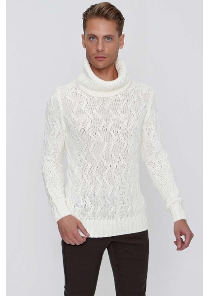 Tr 844 Slim Fit Ekru Klasik Triko fırsatları