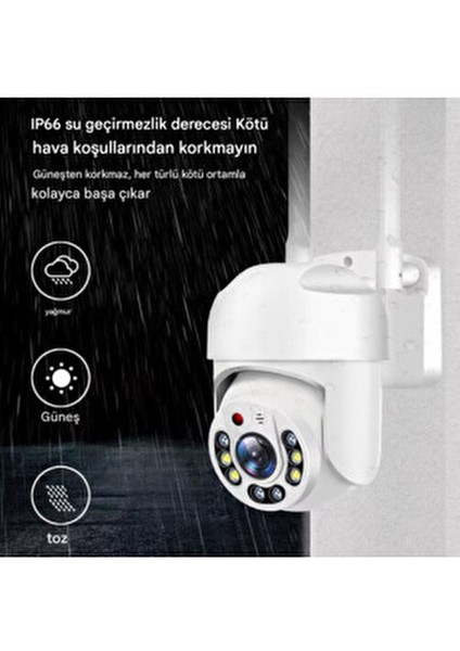 Okam 3011 Tek Kamera 3mp Hareketli Wifi Akıllı Kamera , Yapay Zeka, Gece Görüş, Karşılıklı Konuşma modelleri