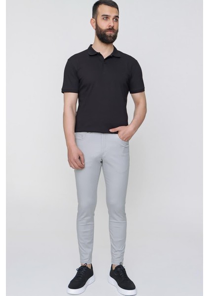 P 1087 Slim Fit Gri Spor Pantolon fiyatları