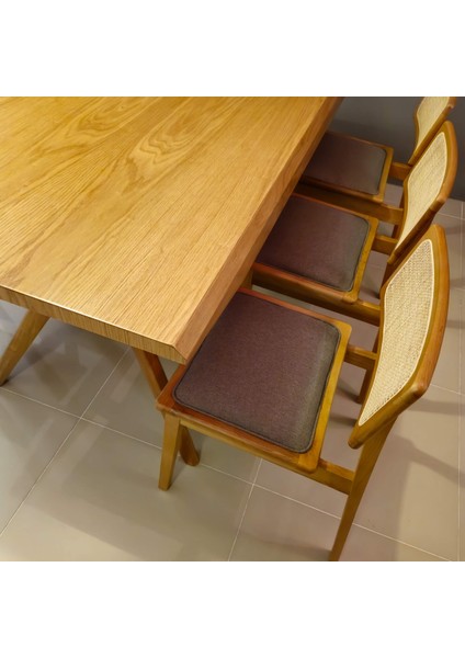 Bianca Masa Takımı, Dikdörtgen Ahşap Masa Değiştirilebilir Renk fiyatları