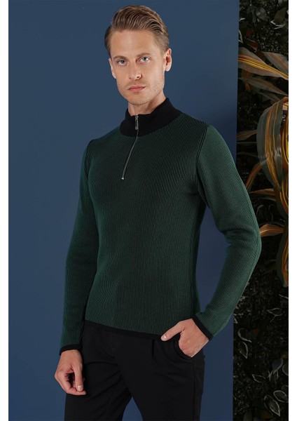 Tr 859 Slim Fit Nefti Klasik Triko fırsatları