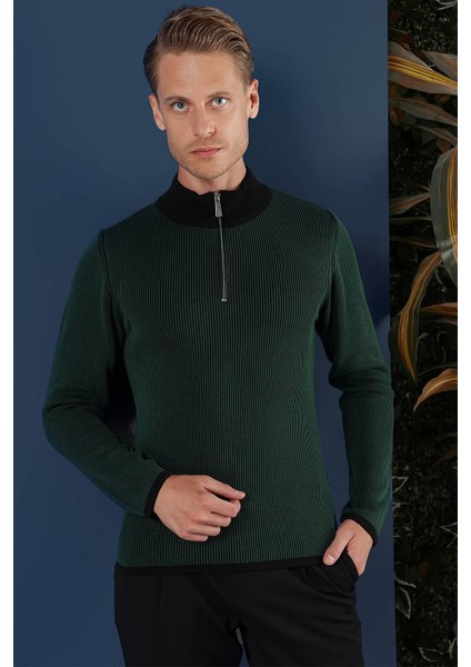 Tr 859 Slim Fit Nefti Klasik Triko indirimleri